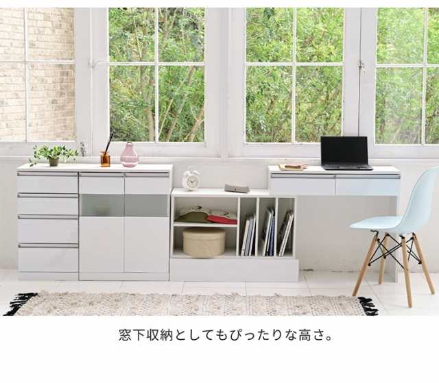 カウンター下収納 サイドボード 幅60 鏡面仕上げ 白 ホワイト 扉 カウンター下収納 サイドボード 幅60 鏡面仕上げ 白 ホワイト 扉