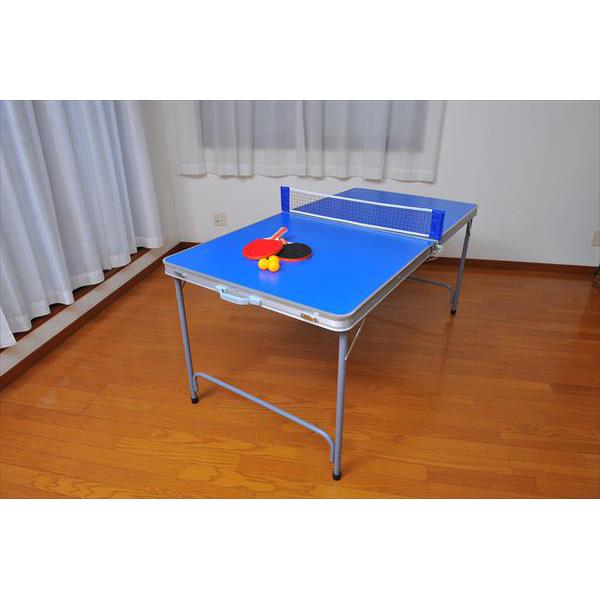 折りたたみファミリーピンポン台セット ピンポン台 卓球台 セット 折りたたみ式(代引不可)【送料無料】