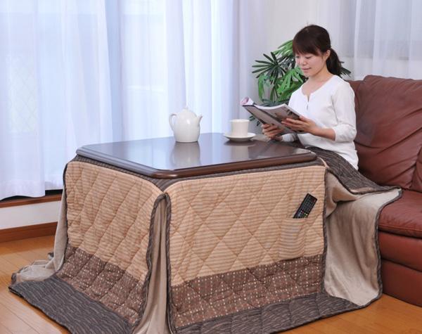 【こたつ単品】高さ3段階調節できるリビングこたつ 75×105 こたつ コタツ 3段調整(代引不可)【送料無料】の通販は