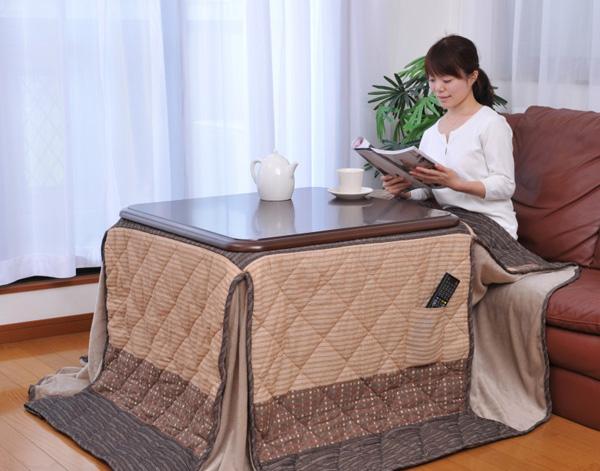 【こたつ単品】高さ3段階調節できるリビングこたつ 80×120 こたつ コタツ 3段調整(代引不可)【送料無料】の通販は