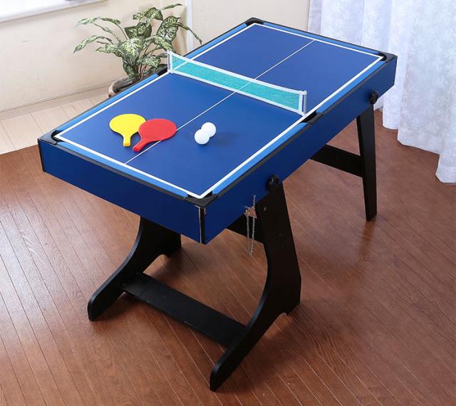 3wayコンパクトテーブルゲームセット ビリヤード 卓球 エアーテーブル