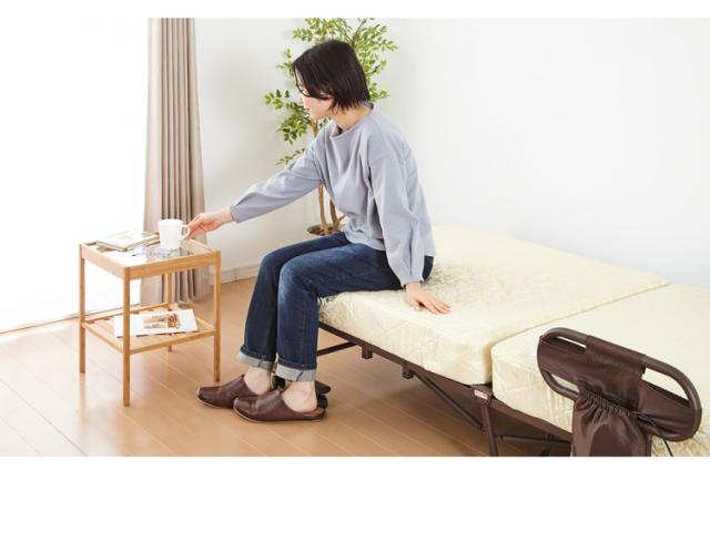 電動ベッド ポケットコイルマットレス使用 シングル 極厚13cm 電動リクライニング 折りたたみベッド 電動 組立て不要 完成品 介護ベッド 折り畳み リクライニングベッド(代引不可)【送料無料】_13