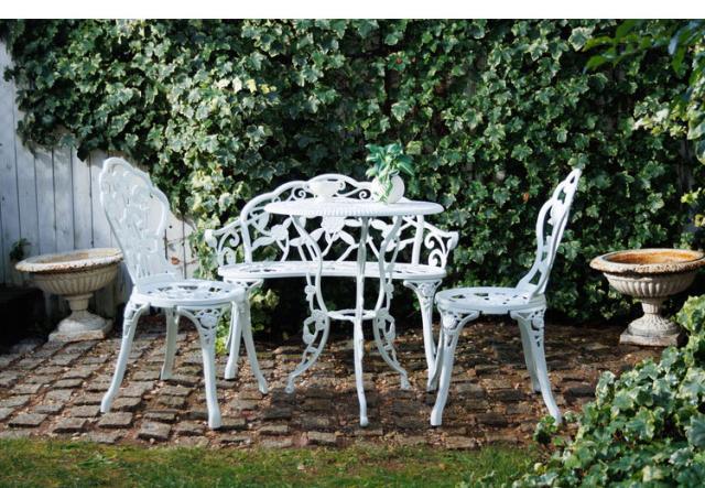 ローズアルミガーデンベンチ ガーデン ガーデンファニチャーセット