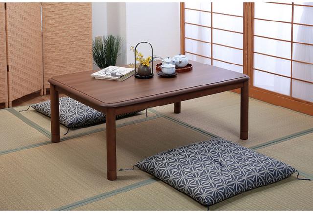 高さ6段階こたつ 105×75cm 高さ調節 こたつテーブル センターテーブル ダイニングテーブル こたつ 机 デスク リビングデスク ソファテーブル 炬燵 コタツ(代引不可)【送料無料】_3