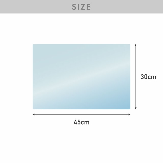 クリアデスクマット 45 30cm ソフトタイプ 1 5mm厚 Pvc デスクマット クリア 透明 デスク マット パソコンデスク デスクシート 送料無 の通販はau Pay マーケット リコメン堂