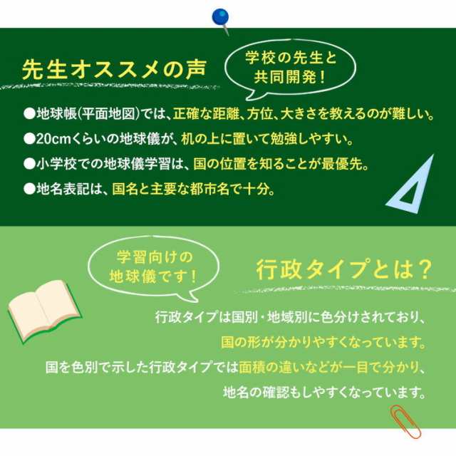 地球儀 レイメイ藤井 先生オススメ 小学校の地球儀 Oyv11 インテリア 子供用 学習 自由研究 小学生 地図帳 cm 行政タイプ 送料無料 の通販はau Pay マーケット リコメン堂