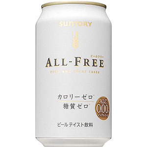サントリー オールフリー 350ｍｌ×24本 ノンアルコール(代引き不可)【送料無料】の通販は 5,255円