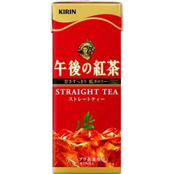 キリン 午後の紅茶 ストレートティー 紙パック 250ml×24本(代引き不可