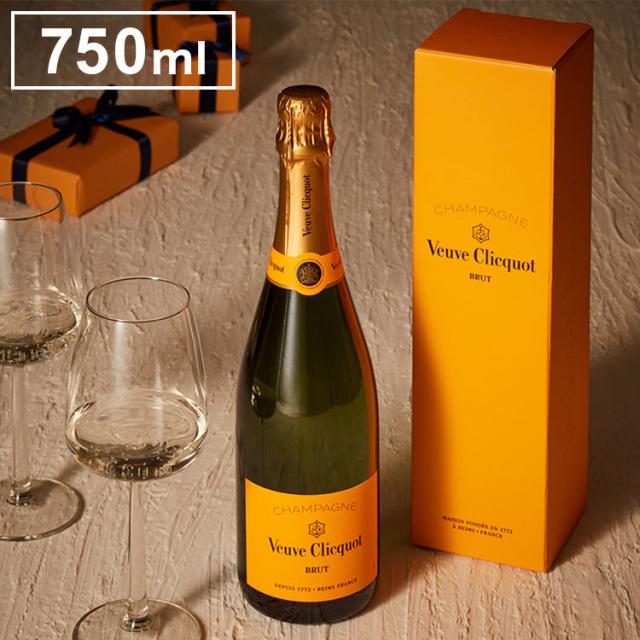 ヴーヴ・クリコ イエローラベル ブリュット750ml ギフトボックス【正規品】(代引不可)【送料無料】