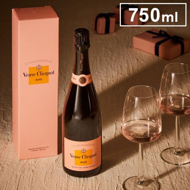 ヴーヴ・クリコ ローズラベル750ml ギフトボックス【正規品】(代引不可)【送料無料】