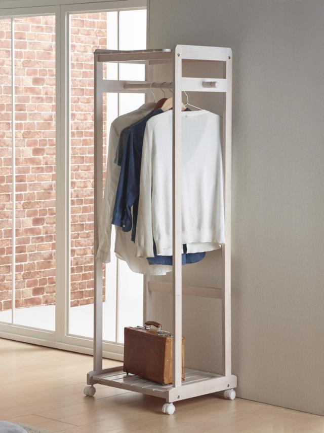 ハンガーラック ホワイトウォッシュ 洋服収納 コート掛け リビング ワードローブ 収納 おしゃれ アンティーク調 レトロ 代引不可 送料 の通販はau Pay マーケット リコメン堂