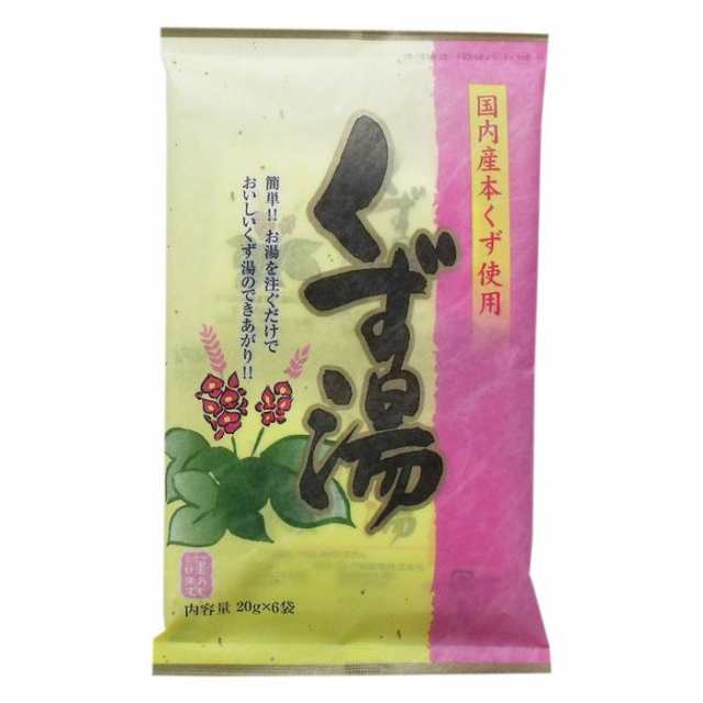 くず湯 g 6袋入 お茶 粉末飲料の通販はau Wowma リコメン堂