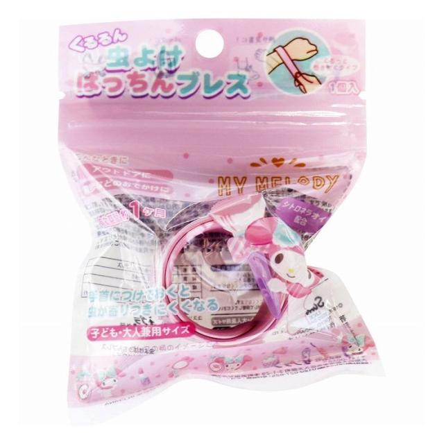 サンタン くるるん虫除けぱっちんブレス マイメロディ 子ども 大人兼用サイズ 1個入の通販はau Pay マーケット リコメン堂