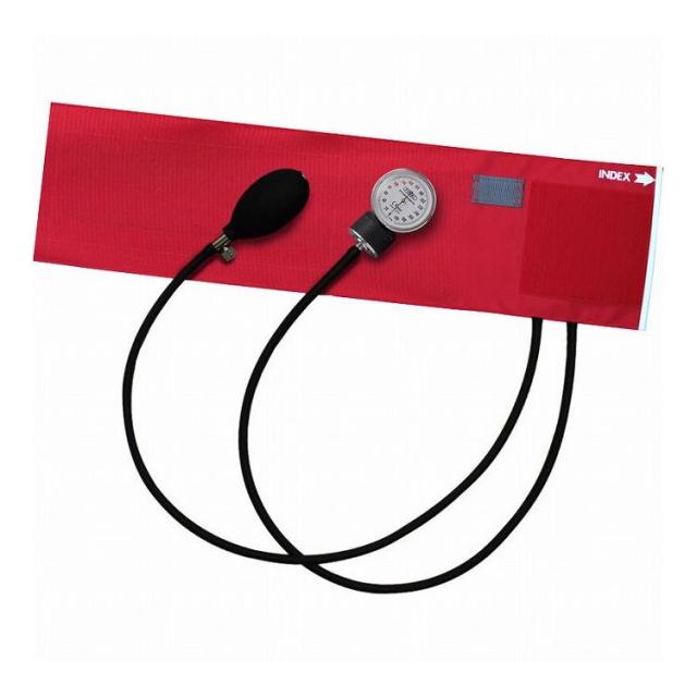 FOCAL アネロイド血圧計 FC-100V ナイロンカフ レッド【送料無料】の通販は 5,141円