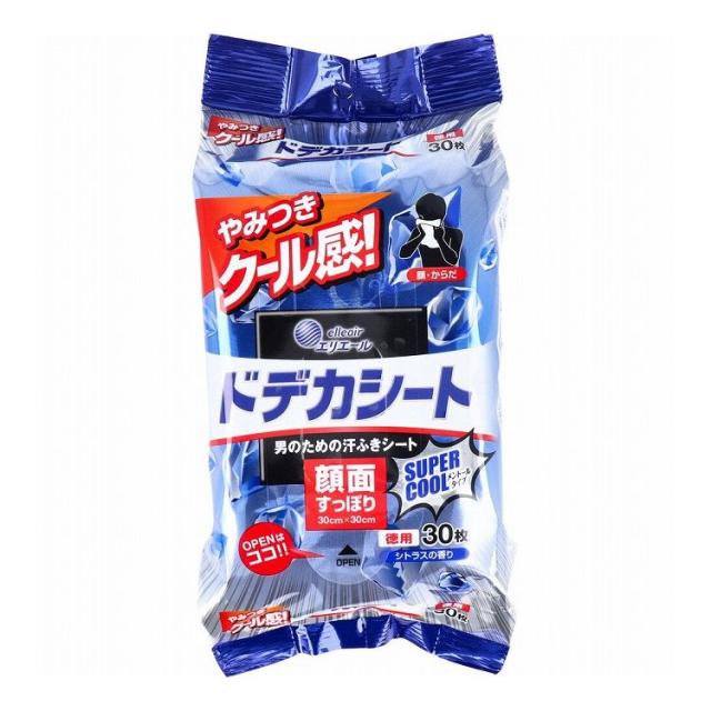エリエール ドデカシート スーパークール シトラスの香り 徳用 30枚