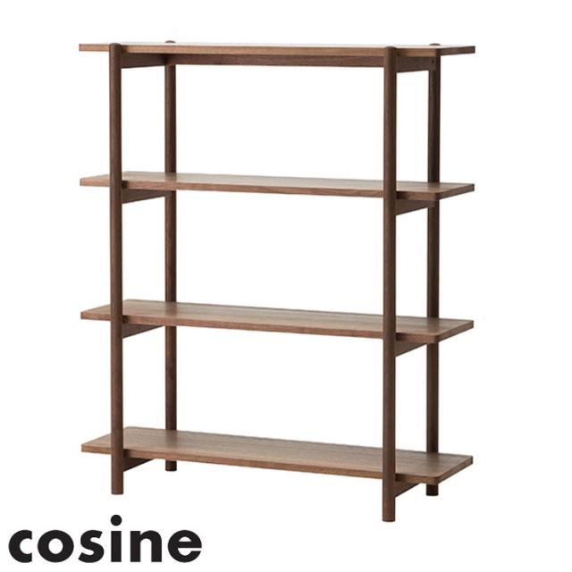 cosine コサイン 木製〔メープル〕オープンシェルフ 3段 キャスター付