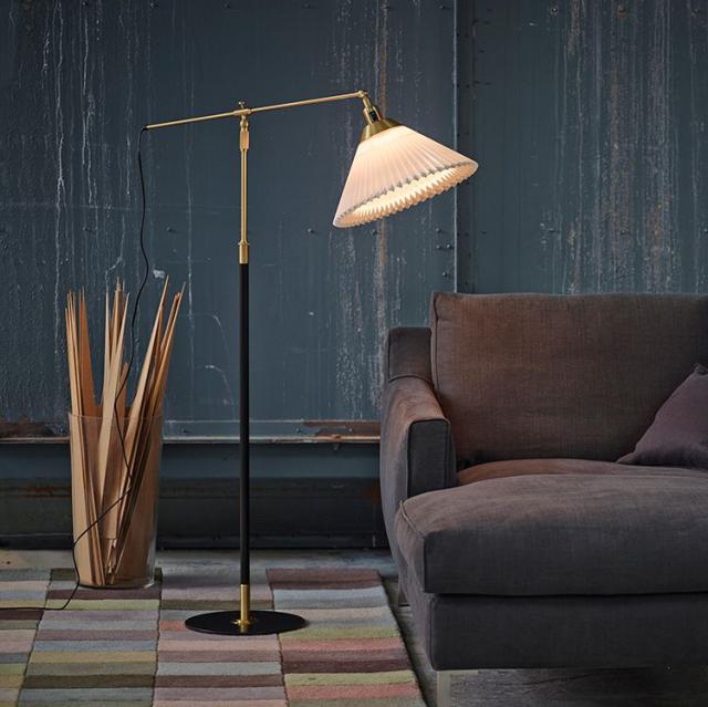 スタンドライト 照明器具 約幅50×奥行46×高さ151cm ブラック スチール