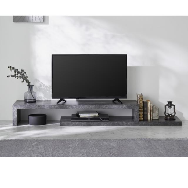 工具不要・簡単組立 テレビ台 セラミック調 伸縮 幅120~230cm ローボード スライドテレビ台 伸縮テレビ台 コーナーテレビ台 テレビボード シンプル 大理石調 マーブル調(代引不可)【送料無料】_13