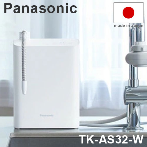 Panasonic パナソニック アルカリイオン整水器 据え置き型 コンパクト 浄水器 ろ過 カートリッジ 還元水素水 アルカリイオン水 PFOS/PFOA除去 水道水 整腸 管理医療機器 日本製 TK-AS32-W【送料無料】