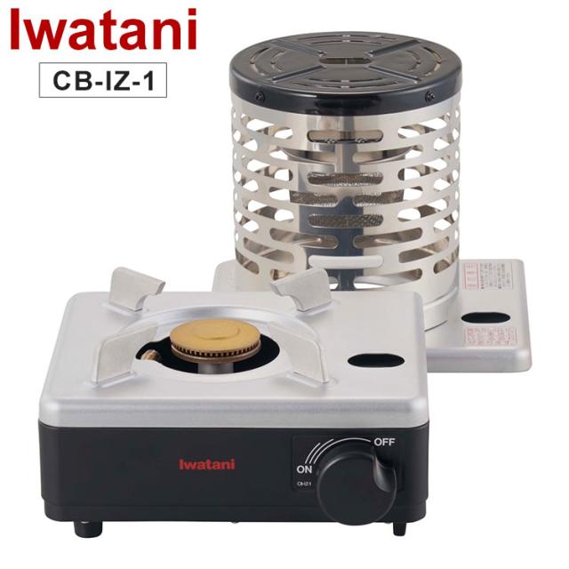 Iwatani イワタニ テープフー こんろ&暖房器 イザまる テープコンロ 屁っ放り暖房器 パウダーコンパクト 卓上 鍋 三脚架 安全性のある据えつける 湯沸かし 磁石式 テープ屁っ放り 暖房装置 一人暮らし CB-IZ-1 岩谷産業【貨物輸送無料】