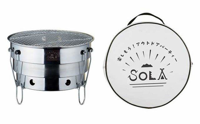 焚き火台 バーベキューコンロ SORA(ソラ) 折りたたみ 卓上 BBQ ステンレス 2〜3人用 コンロ 庭 おしゃれ キャンプ バーベキュー たき火  の通販はau PAY マーケット - リコメン堂 | au PAY マーケット－通販サイト
