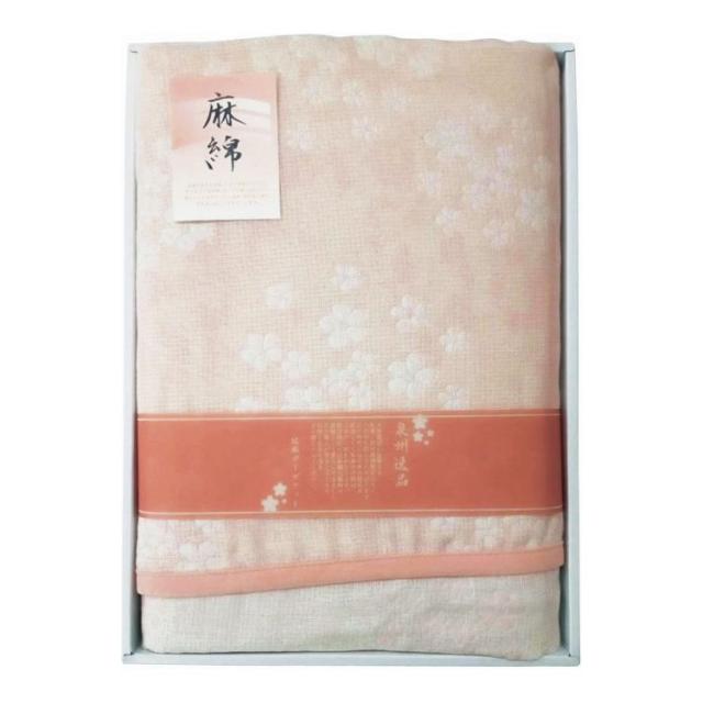 麻混五重織ガーゼケット 泉州逸品 GK-2315 ギフト プレゼント(代引不可)【送料無料】