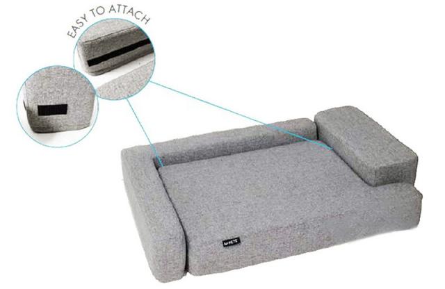 M-PETS エムペッツ PUZZLE ソファーベッド 組換え自由 ウレタンマット カバー取り外し可 ベッド ソファ クッション 滑り止め ズレにくい 犬用 猫用 ペット用【送料無料】_8
