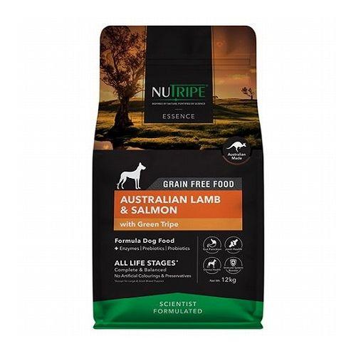 ニュートライプ ドライフード ドッグ オーストラリアンラム&サーモン withグリーントライプ 12kg NUTRIPE【送料無料】