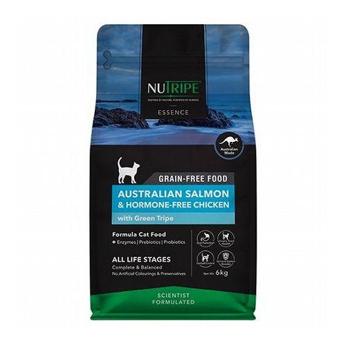ニュートライプ ドライフード キャット オーストラリアンサーモン&ホルモンフリーチキン withグリーントライプ 6kg NUTRIPE【送料無料】