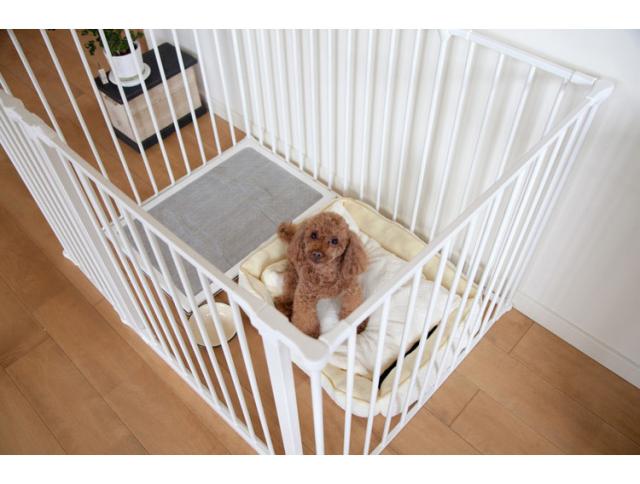 北欧 ケージ ペット 組立式 106×74cm スカンジナビアン ペットデザイン ペットケージ XL シンプル 大きい 大型 犬 犬用 ゲージ ペットゲージ 組み立て【送料無料】