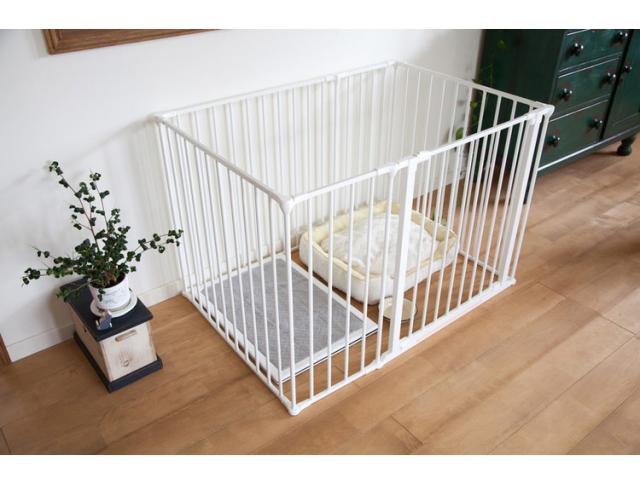 北欧 ケージ ペット 組立式 106×74cm スカンジナビアン ペットデザイン ペットケージ XL シンプル 大きい 大型 犬 犬用 ゲージ ペットゲージ 組み立て【送料無料】