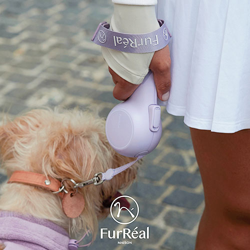 FurReal ファーリアル ココアリード 犬用 リード リーシュ 加熱 温かい 充電可 2.6m フラッグシップモデル 犬具 散歩 お散歩 お出かけ 高機能 おしゃれ かわいい chocoleash retractable leash FS【送料無_3