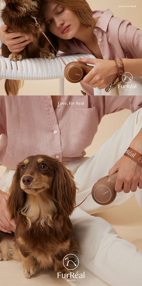 FurReal ファーリアル ココアリード 犬用 リード リーシュ 加熱 温かい 充電可 2.6m フラッグシップモデル 犬具 散歩 お散歩 お出かけ 高機能 おしゃれ かわいい chocoleash retractable leash FS【送料無_6