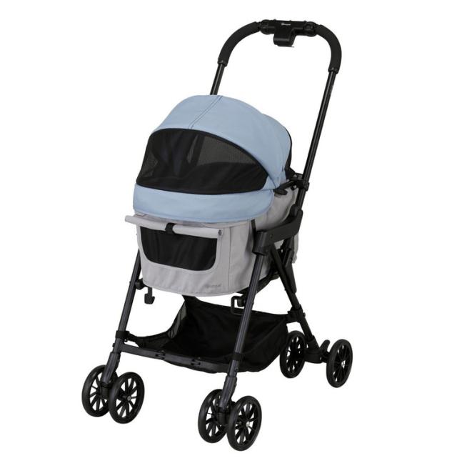compet milimili ミリミリ ペットカート バスケット取り外し 折りたたみ 洗濯可 洗える コンパクト 軽量 ペット用 カート キャリー バギー 犬用 猫用 コンビ コムペット【送料無料】_1