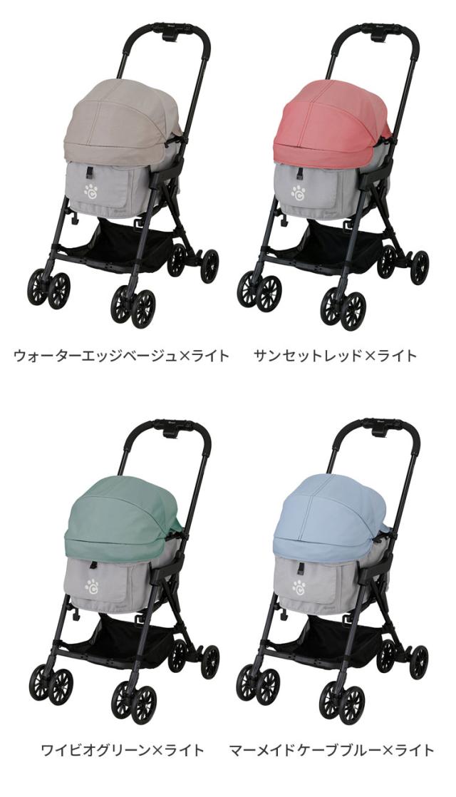 compet milimili ミリミリ ペットカート バスケット取り外し 折りたたみ 洗濯可 洗える コンパクト 軽量 ペット用 カート キャリー バギー 犬用 猫用 コンビ コムペット【送料無料】_11