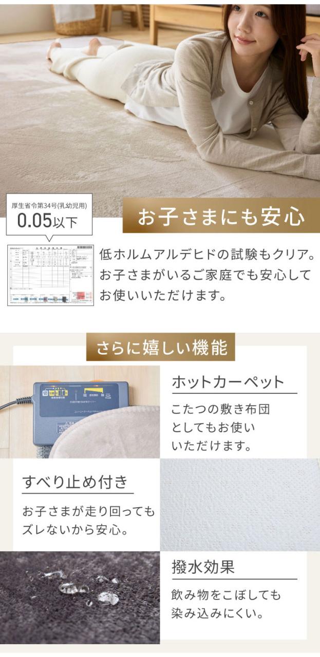 極厚高反発ラグ 200×300cm 極厚25mm 長方形 フランネル 撥水 防音 滑り止め付 クッション性 マイクロファイバー オールシーズン ラグ ラグマット マット カーペット ラグカーペット ウレタン【 カーペット