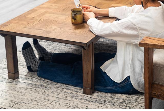 こたつテーブル 幅135cm 長方形 節電 省エネ インテリア おしゃれ 北欧