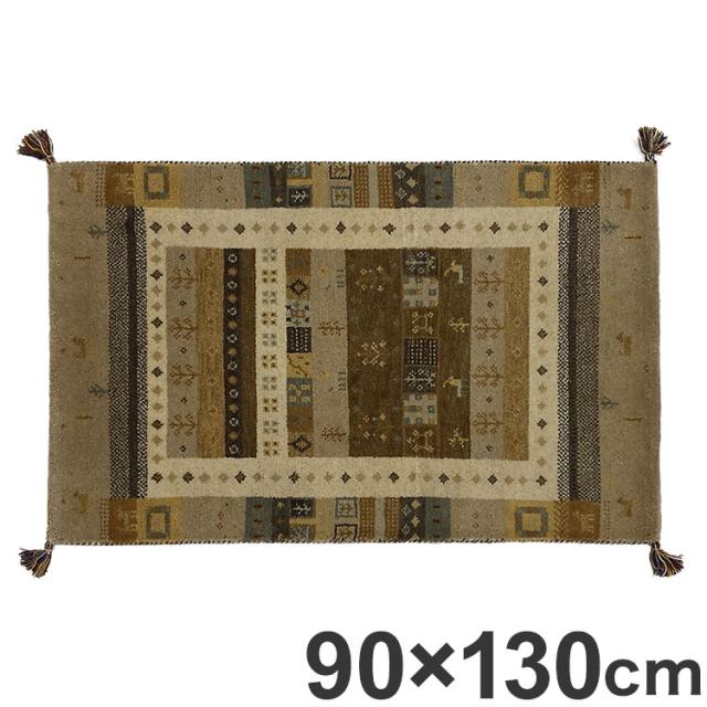 ラグ 90×130cm 冬柄 断熱 ウール コットン 天然素材 オールシーズン シンプル おしゃれ 北欧 絨毯 カーペット マット リビングマット 新生活 一人暮らし(代引不可)【送料無料】