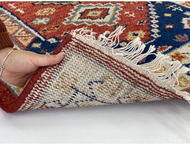 【90sオールド】天使　エンジェル　フリンジ付き　ヴィンテージラグ　タペストリー 90sオールド】天使 エンジェル フリンジ付き ヴィンテージラグ