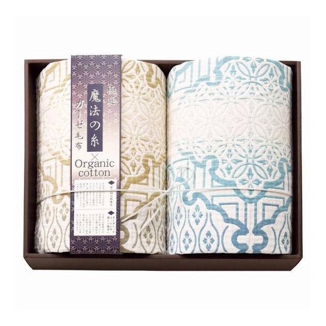 プレミアム四重織ガーゼ毛布2P GMOW-20200 毛布 極選魔法の糸×オーガニック(代引不可)【送料無料】 8,892円