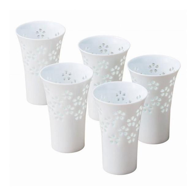 波佐見焼 丹心窯 水晶ヒルハウス スクエアプレート5枚 料亭 レストラン