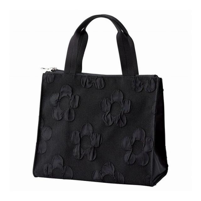 ふくれ花織手さげ ブラック RLC5008BK バッグ(代引不可)【送料無料】