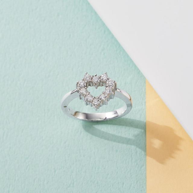 シルバージルコニアリング 13号 e.m. ジルコニアシルバーリング e.m. シルバーリング 13号 両面ジルコニア