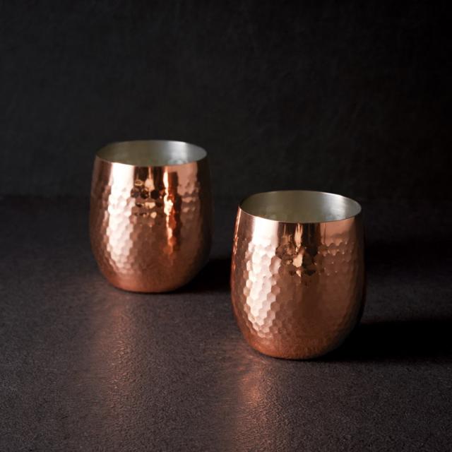 純銅ロックカップ2PCセット 食楽工房 CNE971(代引不可)【送料無料】 7,040円