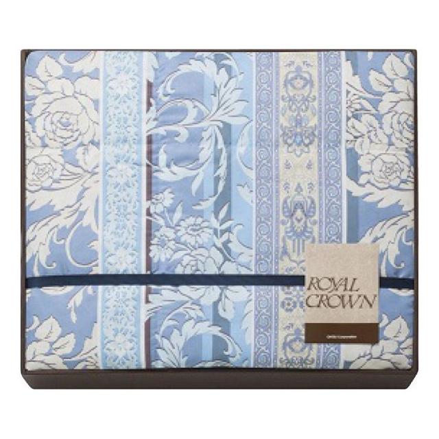 ロイヤルクラウン 洗える羽毛肌掛ふとん ブルー 672950LH-6(代引不可)【送料無料】の通販は