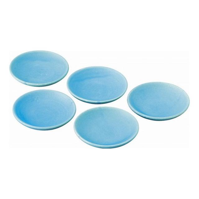 信楽焼 Toruco 小皿5客揃 Tor-2sl(代引不可)【送料無料】の通販は 5,500円