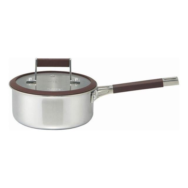 エムデザイン ラミーナ 片手鍋16cm MLA-16S(代引不可)【送料無料】の通販は 6,389円