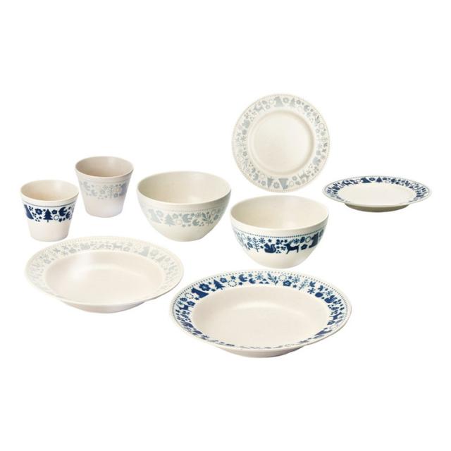 森の仲間たち ペア食器セット 和陶器 MO-030(代引不可)【送料無料】