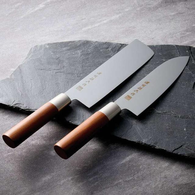 和包丁2点セット(クロム口輪) 濃州孫六作 包丁 80N(代引不可)【送料無料】