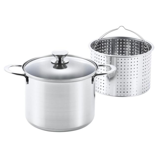 IH対応パスタポット20cm ルチェンテ 調理用品 LU-20P(代引不可)【送料無料】